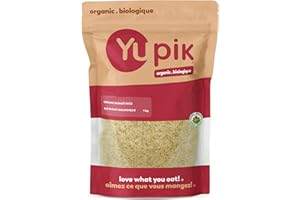 Yupik Organic Basmati Rice, 1 kg, Gluten-Free, Non-GMO, Vegan, Kosher, Long Grains, Sugar-Free, Salt-Free, Fragrant Rice, Eas