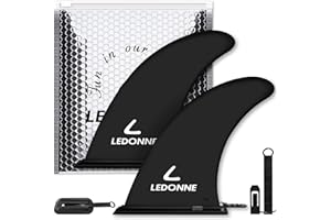 LEDONNE Fin 9'' SUP Center Fins 2 Pcs SUP Replacement Fins with 1 Extra Pin No-Tool Installation 9” Fin for Paddle Board Fin Inflatable StandupPaddle Board Replacement Fins Lowest Price in The Market