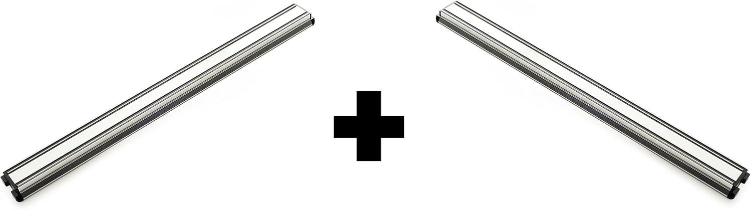 Norpro 18 Inch Aluminum Magnetic Knife Bar (Pack of 2)