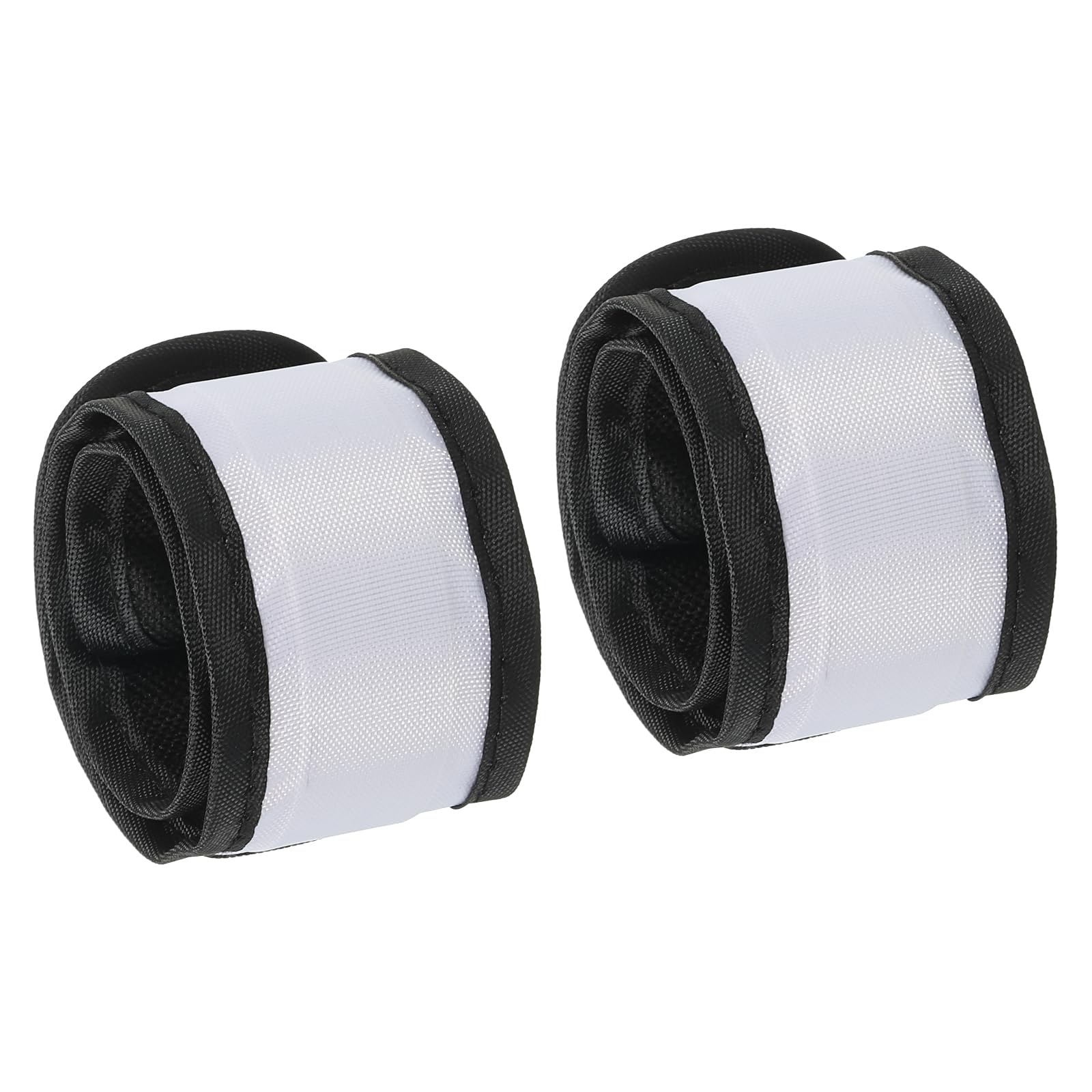 PATIKIL LED Wristband, 2 Pack Light Up Bracelets LED Armbands Glow in the Dark Safety Wrist Band for Parties, Concerts, Festivals, Night Run, Rainbow, Large