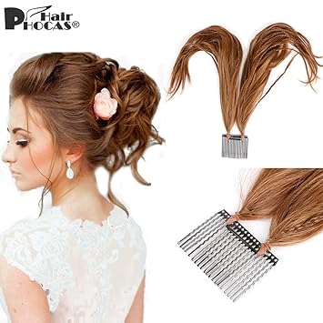 S 22 Hairphocas Bendable Wires Foxtail Comb Updo Synthetic Messy