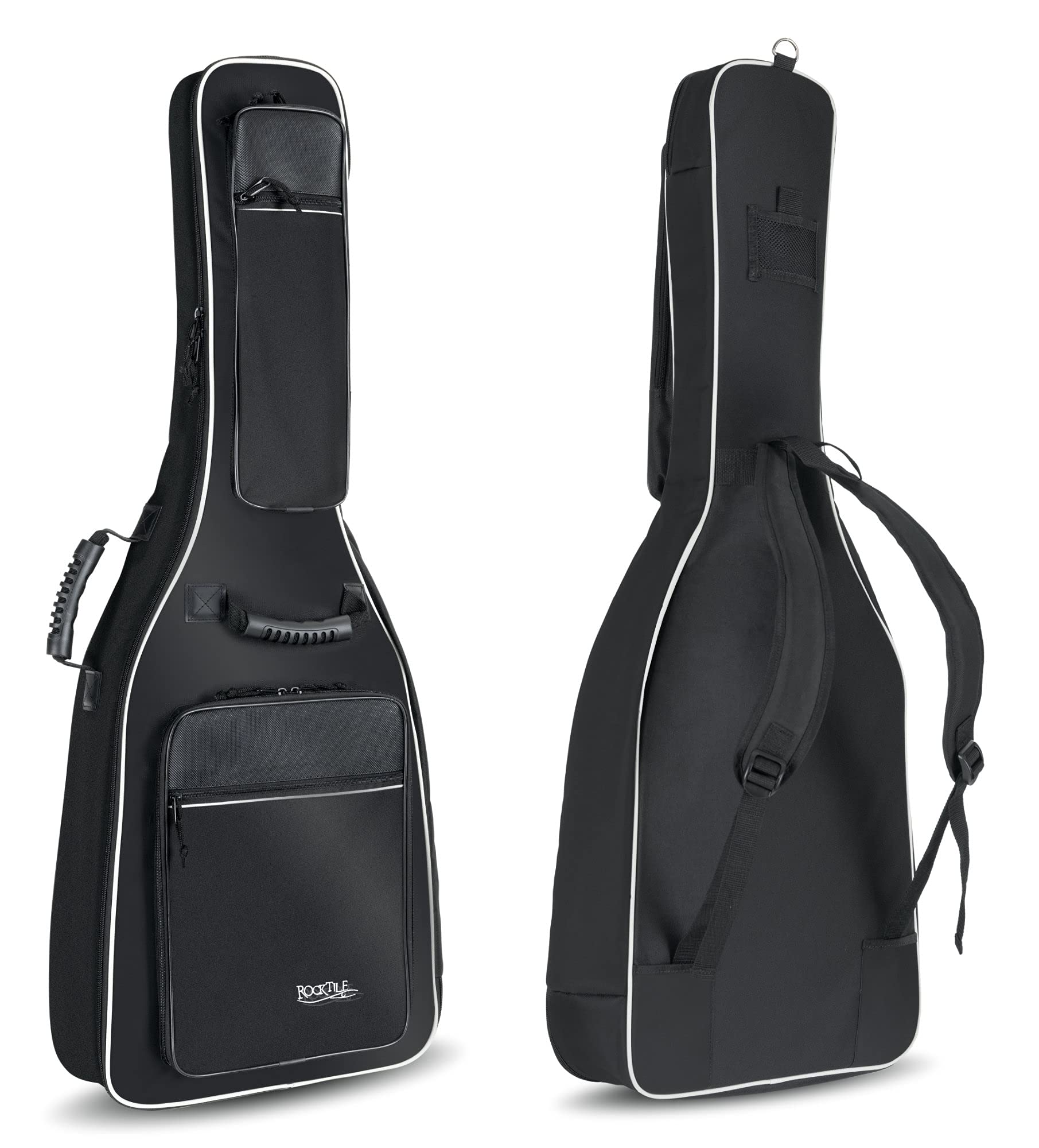 Rocktile Classical Guitar Gig Bag Deluxe Padded + Backpack Straps Black