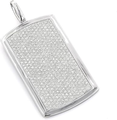 solid gold dog tag necklace