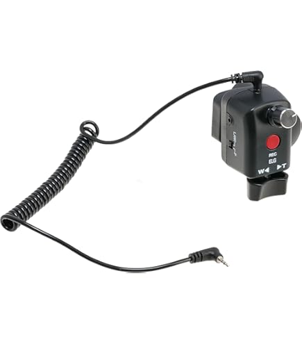 Soepele Camcorder-zoomcontroller met 8-pins Connector REC Start Stop