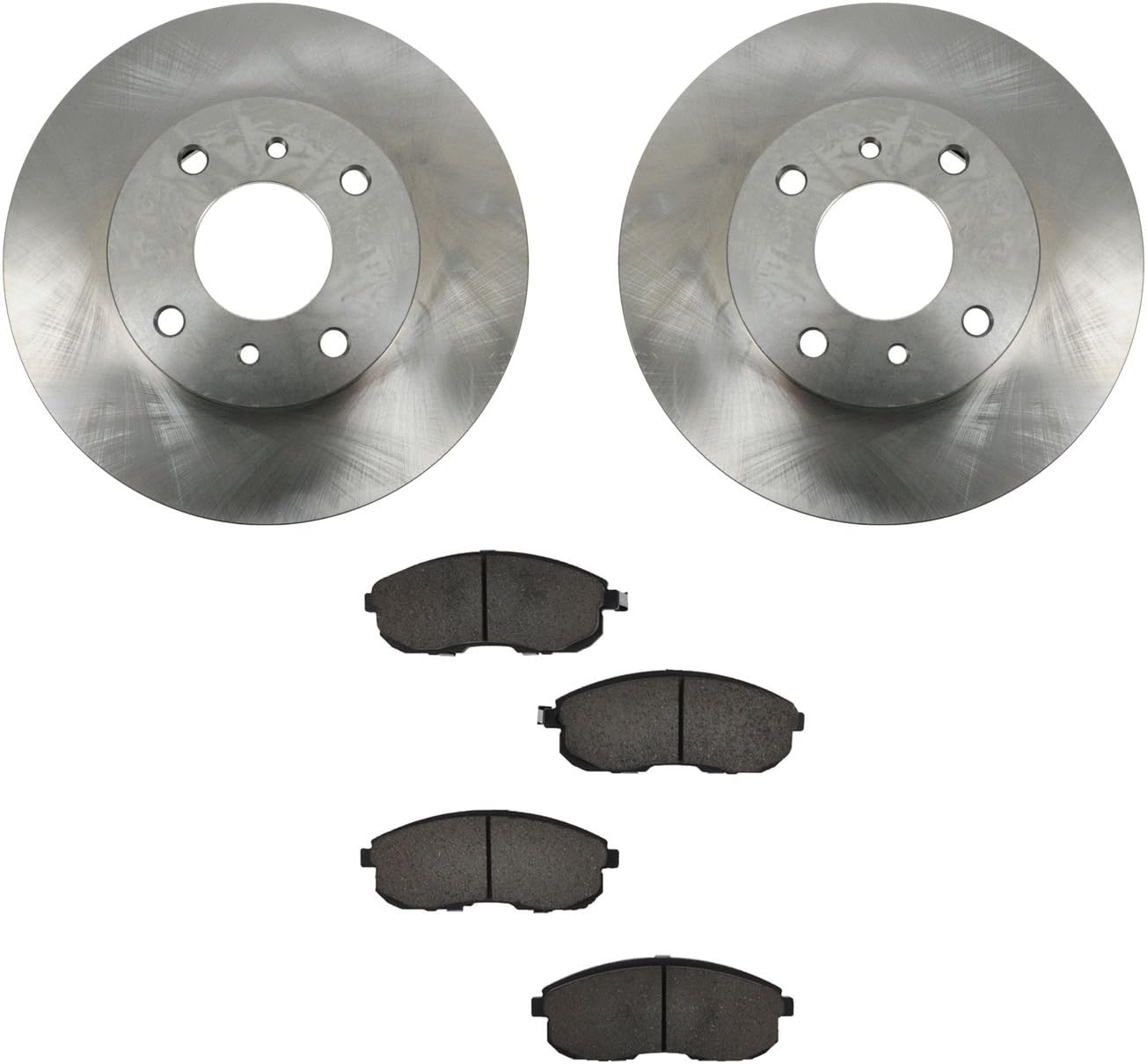 Brake Pad & Rotor Kit Ceramic Front for Infiniti Nissan