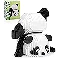 Cute Panda Mini Building Blocks Sets for Goodie Bags, Not Compatible with Lego Animals, 1325 PCS Micro Mini Building Toy Bricks for Adults, Party Favors for Kids Boys Girls 12-14