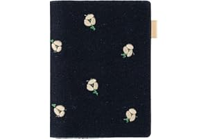 ほぼ日 Hobonichi Techo 5-Year Techo Cover [A5/Cover Only] minä perhonen: ohayo (Navy) [Large 5-Year Techo]
