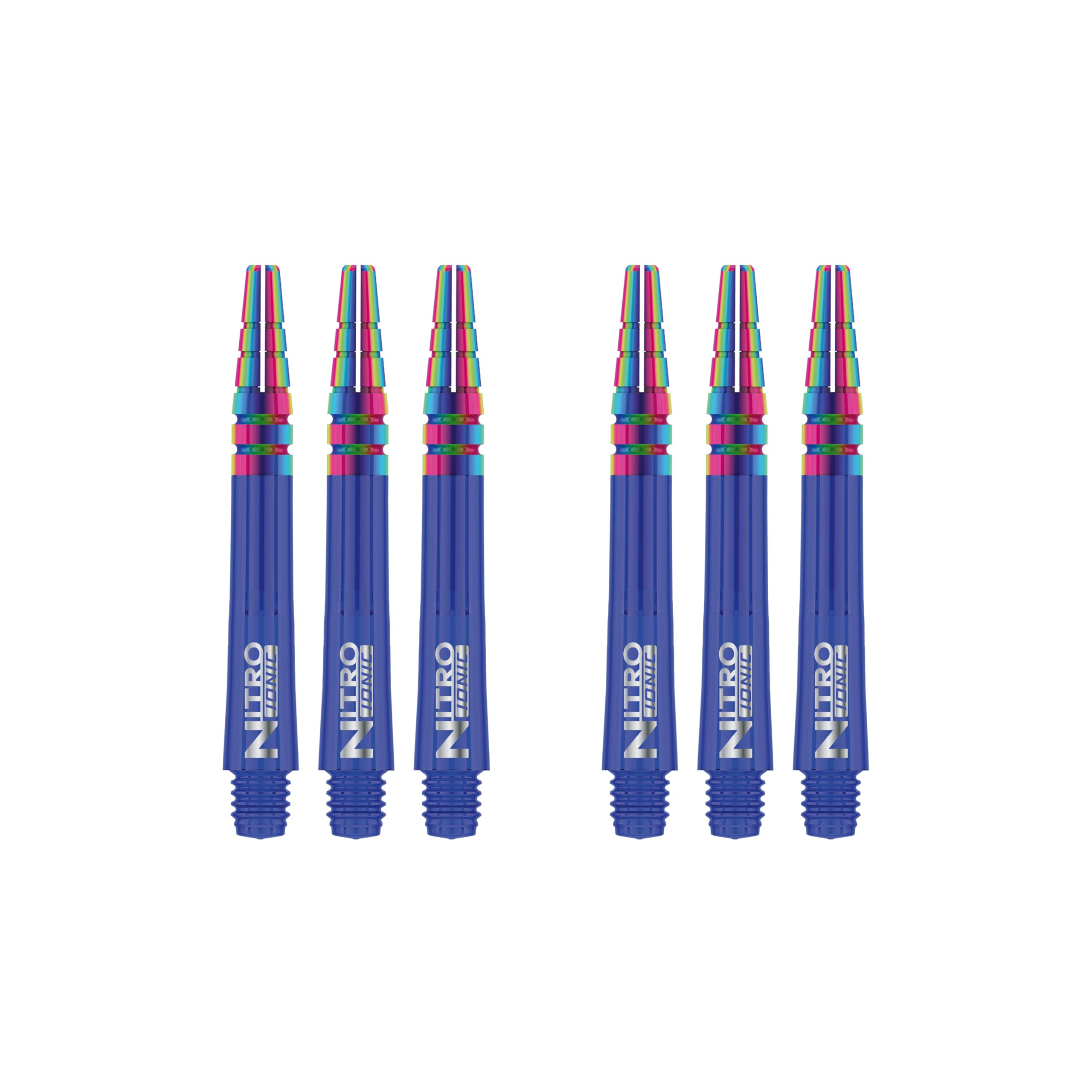 RED DRAGON Nitrotech Ionic Short Stems - Blue - 2 sets per pack (6 Stems in total)