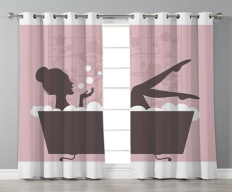 Thermal Insulated Blackout Grommet Window Curtains Teens Girls
