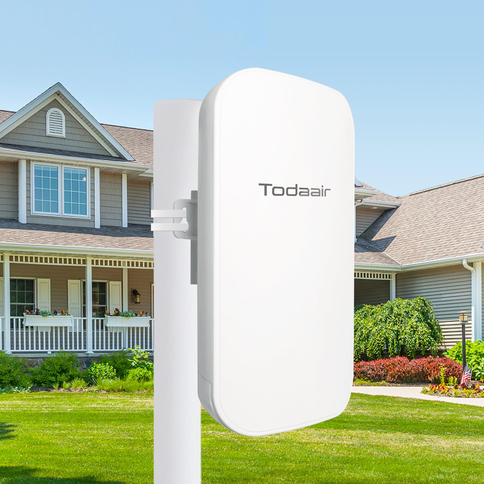 Photo 1 of 2025 Outdoor WiFi Extender?WiFi Booster | AI Watchdog | Repeater&AP Mode?IP65 Weatherproof | Up to 1200Mbps Dual Band WiFi Repeater | Covers Up to Least 3440 Sq. ft and 30 Devices