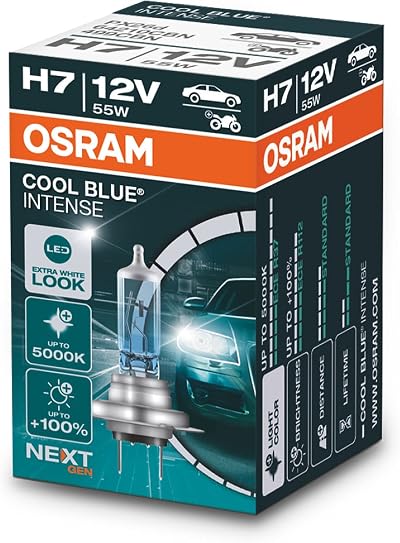 OSRAM Cool Blue Intense NextGen H7 12V 55W Halogen Bulb - Single Piece