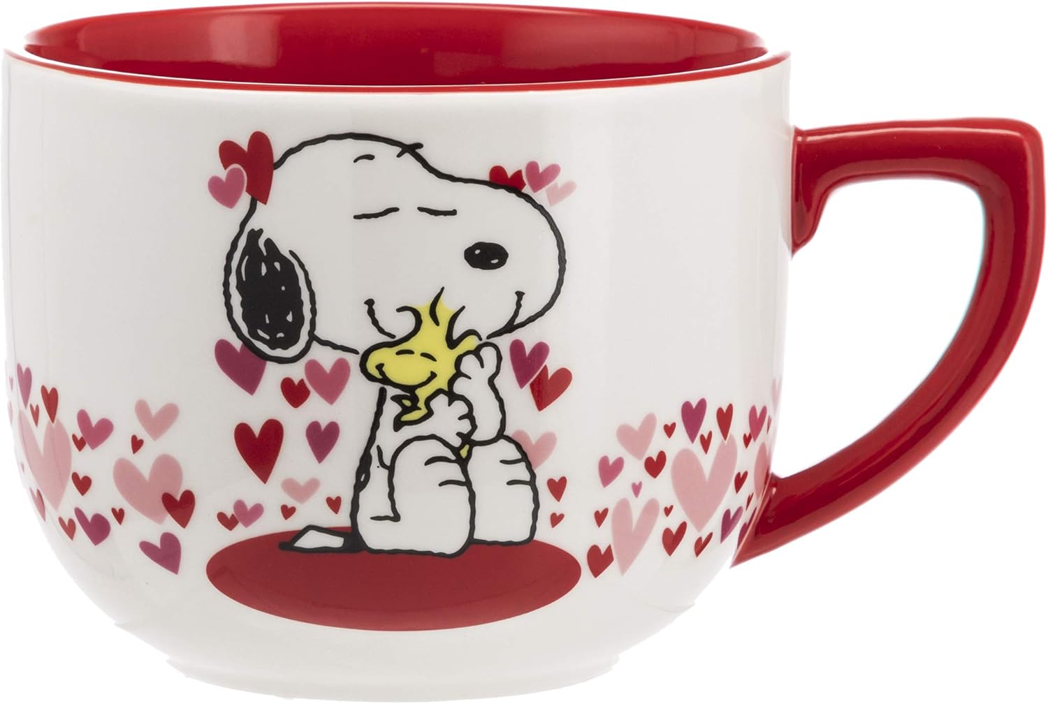 Cups, Mugs Collectibles Snoopy Peanuts Blue and White Pottery Pair Mug