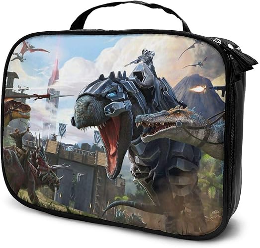 Amazon Co Jp Ark Survival Evolved 化粧ポーチ メイクボックス 化粧バッグ 化粧袋 洗面用品収納バッグ プレゼント大 容量 多機能 トラベルポーチ 洗面用具入れ バスルームポーチ 小物 持ち運び便利 収納 バッグインバッグ 出張 海外 旅行グッズ 贈り物男女兼用