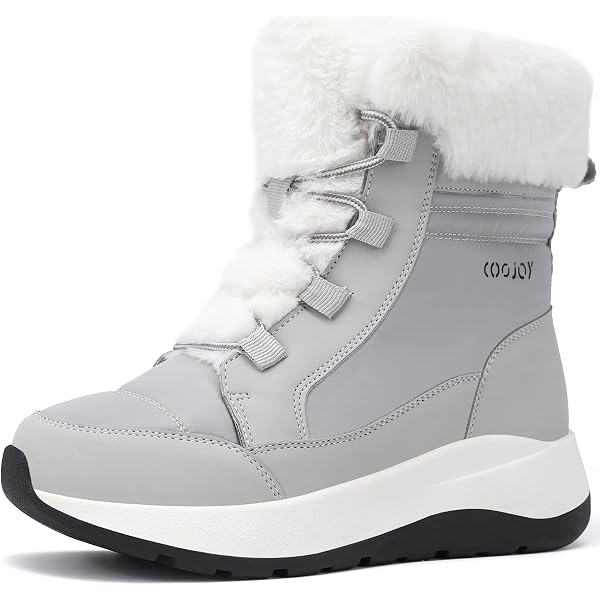 Custom Print Winter Boots – Slip-On Fur Lined Snow Boots For Women & Men, Personalized Warm House Shoes - View #9