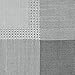 DII 100% Polyester, Machine Washable, Tonal Bordered Fabric Napkins, 18 x 18, Gray, Set of 6