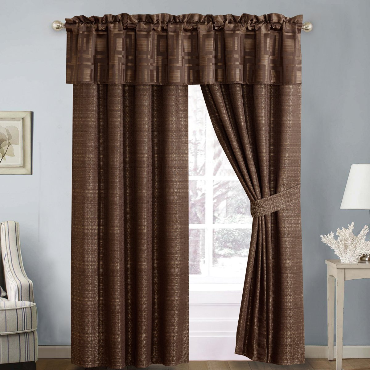 Best 5Pc Kitchen Curtains And Valances Set