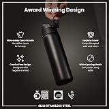 Ion8 Lightweight Steel Water Bottle 600 ml Non-Insulated Black view 6