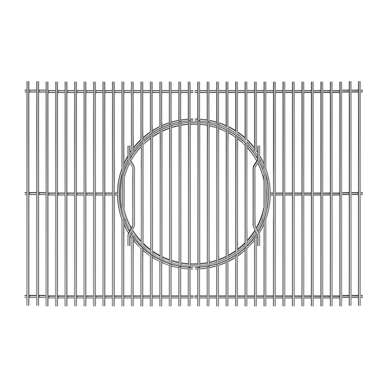 Photo 1 of Outspark BBQ Gourmet System Grate Replacement Parts for Weber Genesis II 300 Genesis II LX 300 Series Grill,Cooking Grid for Weber Genesis II E/S 310 315 320 325 340 Grill Grate,66095,Stainless Steel