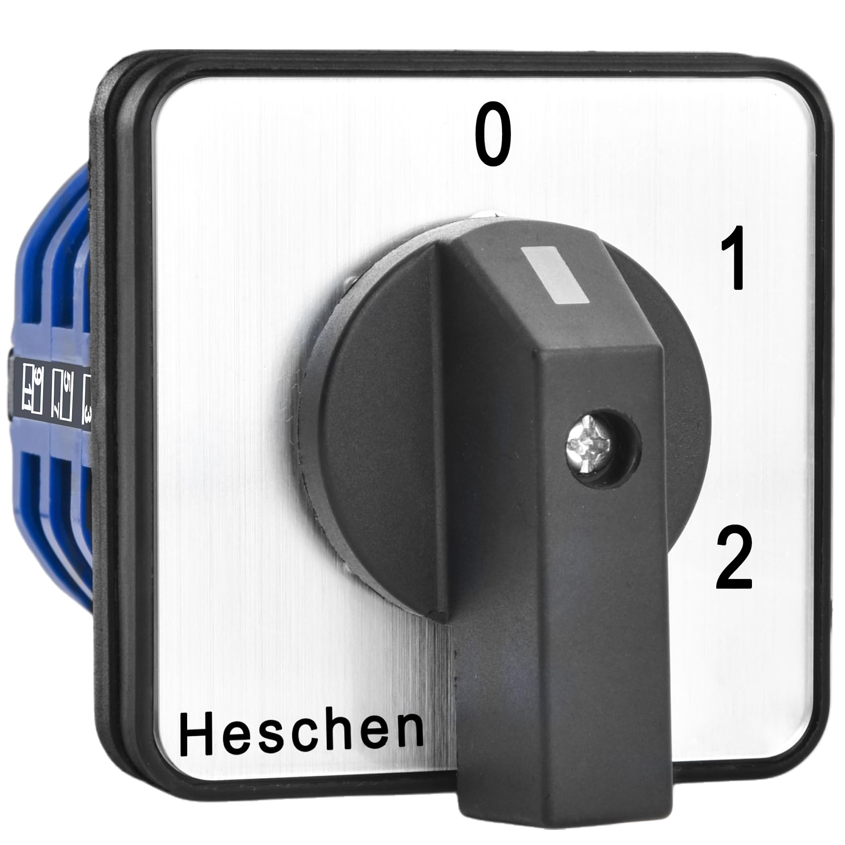 Heschen Universal Rotary Cam Selector Changeover Switch, SZW26-40/0-3.3, 660V 40A, 4 Position, 3 Phase, 12 Terminals