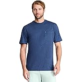 Izod Men's Saltwater Soft Wash Pocket Crew T-Shirt