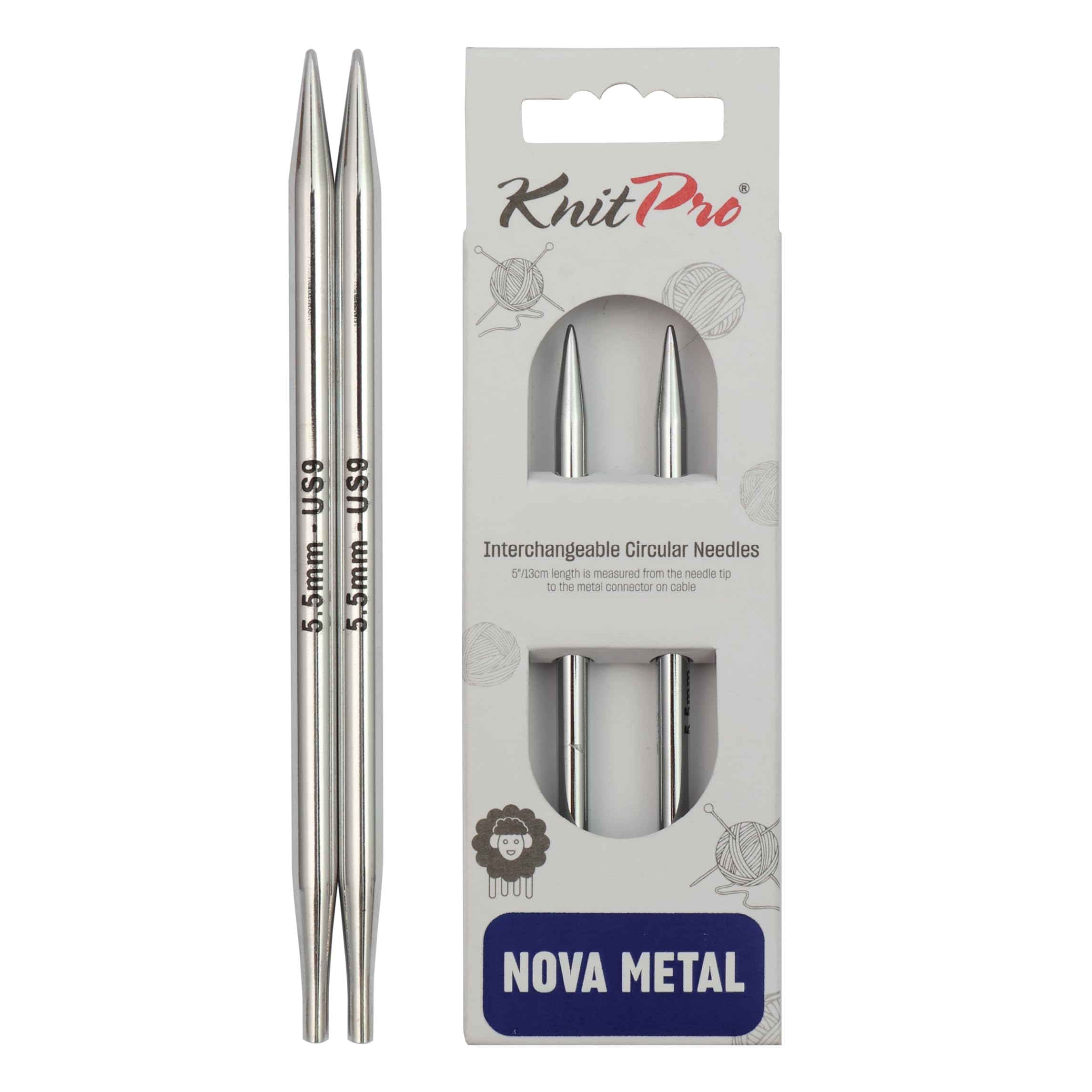 KnitPro Nova Interchangeable Circular Needles 5" (13cm) | 5.50mm — image 1