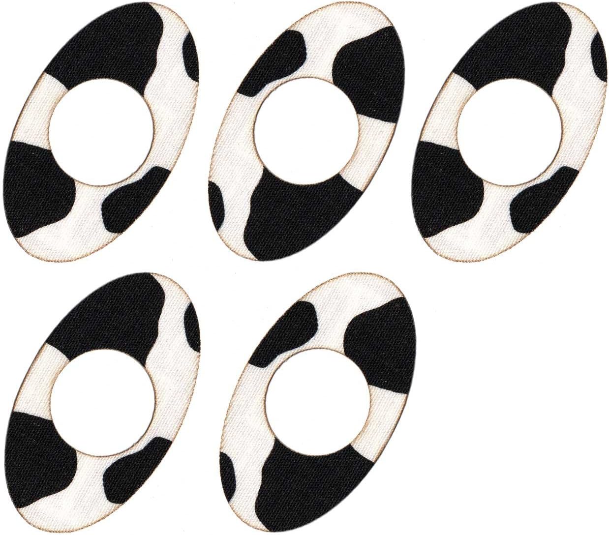 5 Oval Tapes Sticker for Freestyle Libre Sensor (cow)