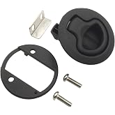 Slam Latch Hatch Round Pull Latch (OWACH AL-958-3) for 1/2" Door Replace Southco M1-63 RV Marine Boat