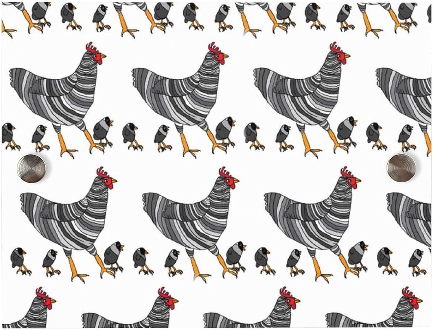 Welcome Sign for Front Door Barred Rock Chickens Wooden Sign Fade-resistant Home Decor Sign Home Wall Decor for Door Bedroom Living Room