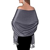 Pashmina Shawls and Wraps for Evening Dresses, Large Soft Pashminas Wedding Shawl
