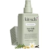 Kitsch Sea Salt Spray for Men and Women - With Rosemary &amp; Biotin - 177 mL | Hair Spray with Magnesium &ndash; Hair Texturizer for Natural Curls and Beach Waves &ndash; Hair Styling Products, Beach Essentials