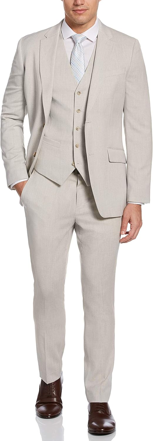 Perry Ellis Men's Slim Fit Stretch Suit Jacket at  Men’s Clothing store
