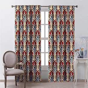 Toopeek - Cortina de aislamiento térmico con diseño de orquídea