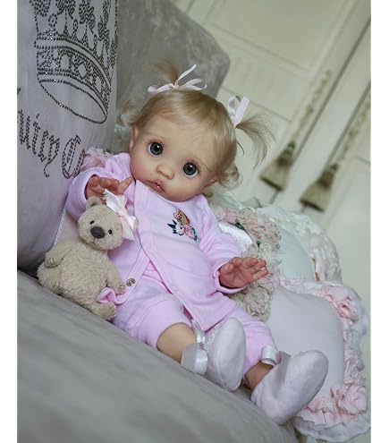 Amazon.com: iCradle Eyes Opened Reborn Baby Dolls Elf 17 inch 42