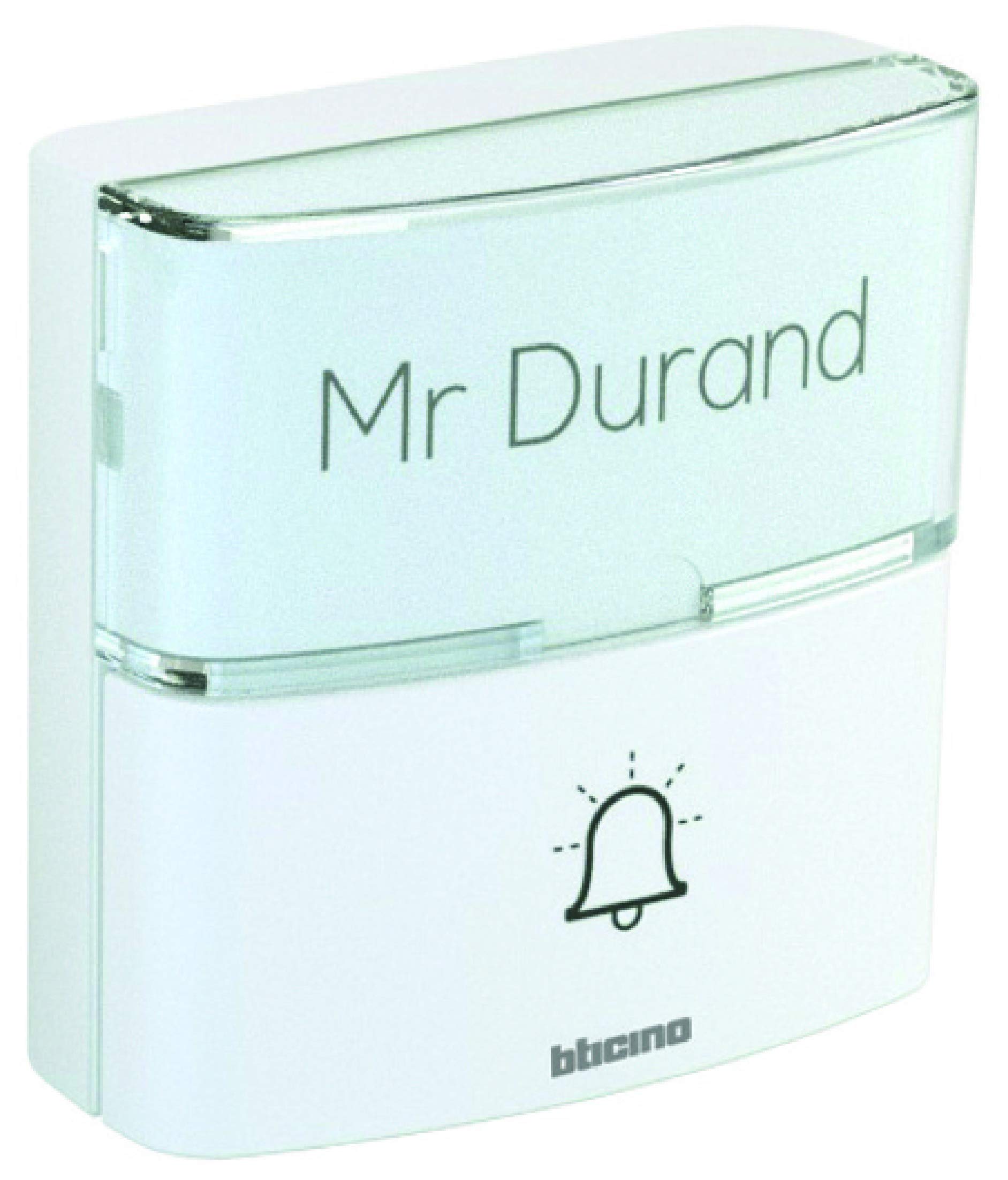 Bticino 393017D Additional Wireless Button for Advanced Bell Kit, White