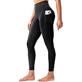 POSHDIVAH Creamluxe Yoga Leggings with Pockets for Women 25"/28" High Waisted Gym Workout Lounge Pants