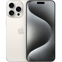 Amazon.com: Apple iPhone 15 Pro, US Version, 128GB, White Titanium 