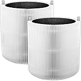 2 Pack 311i Max Replacement Filters Compatible with Blue Pure 311i Max Air Purifier, H13 True HEPA Filter, 2-in-1 Activated Carbon Filters