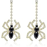 Spider Dangle Earrings for Women, Gothic Jewelry, Spider Drop Earrings for Costume Party, Cosplay, Gothic Clothes Accessories for Women