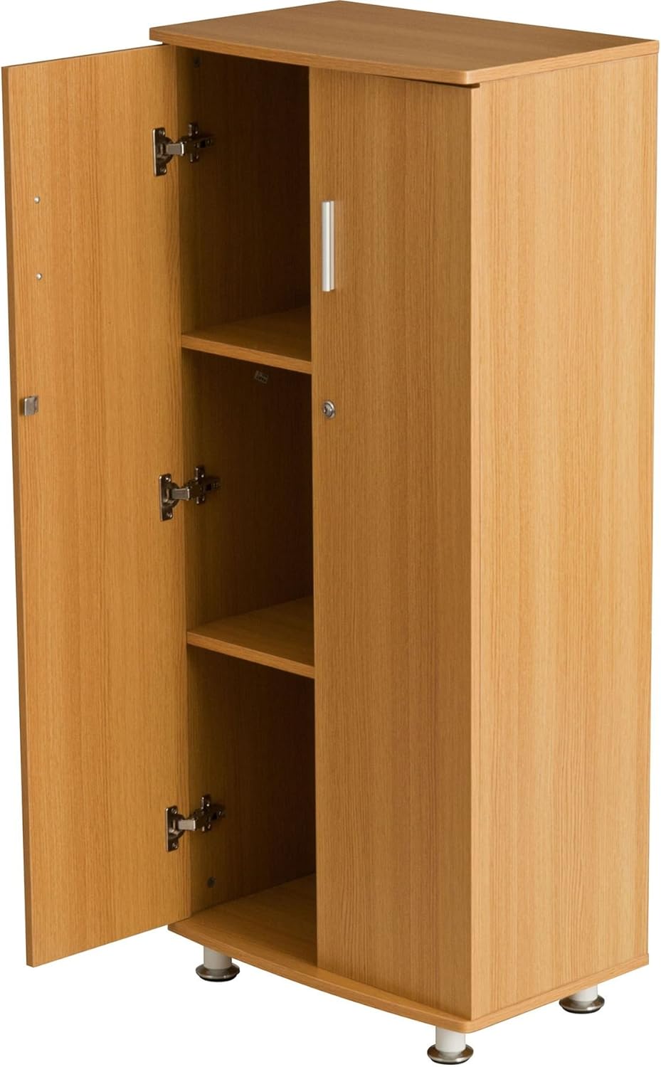 Tall Cupboard With 3 Shelves Storage Filing Cabinet Matching Range