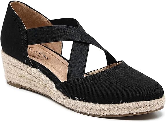 kristen espadrille wedge slip on