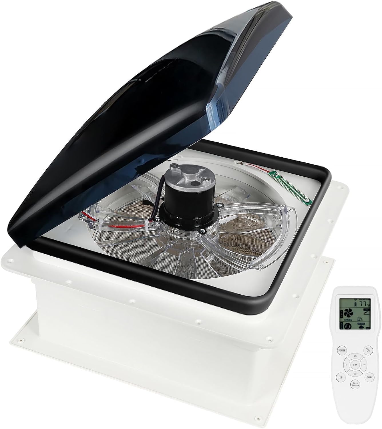 Remote Switch Rv OUTPRIZE Remote Control RV Roof Vent Fan, 12V 14
