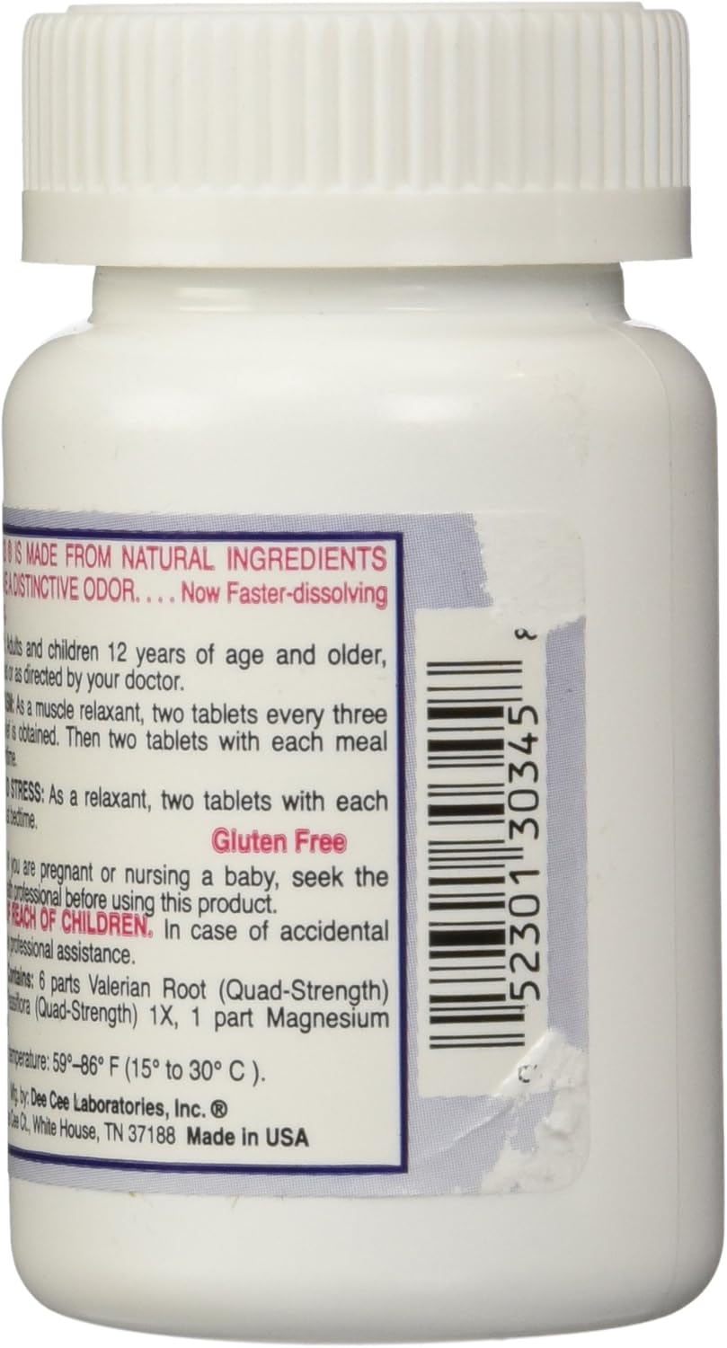 Dee CEE Labs Formula 303 Maximum Strength Natural Relaxant Tablets, 45 Tablets: Health & Personal Care