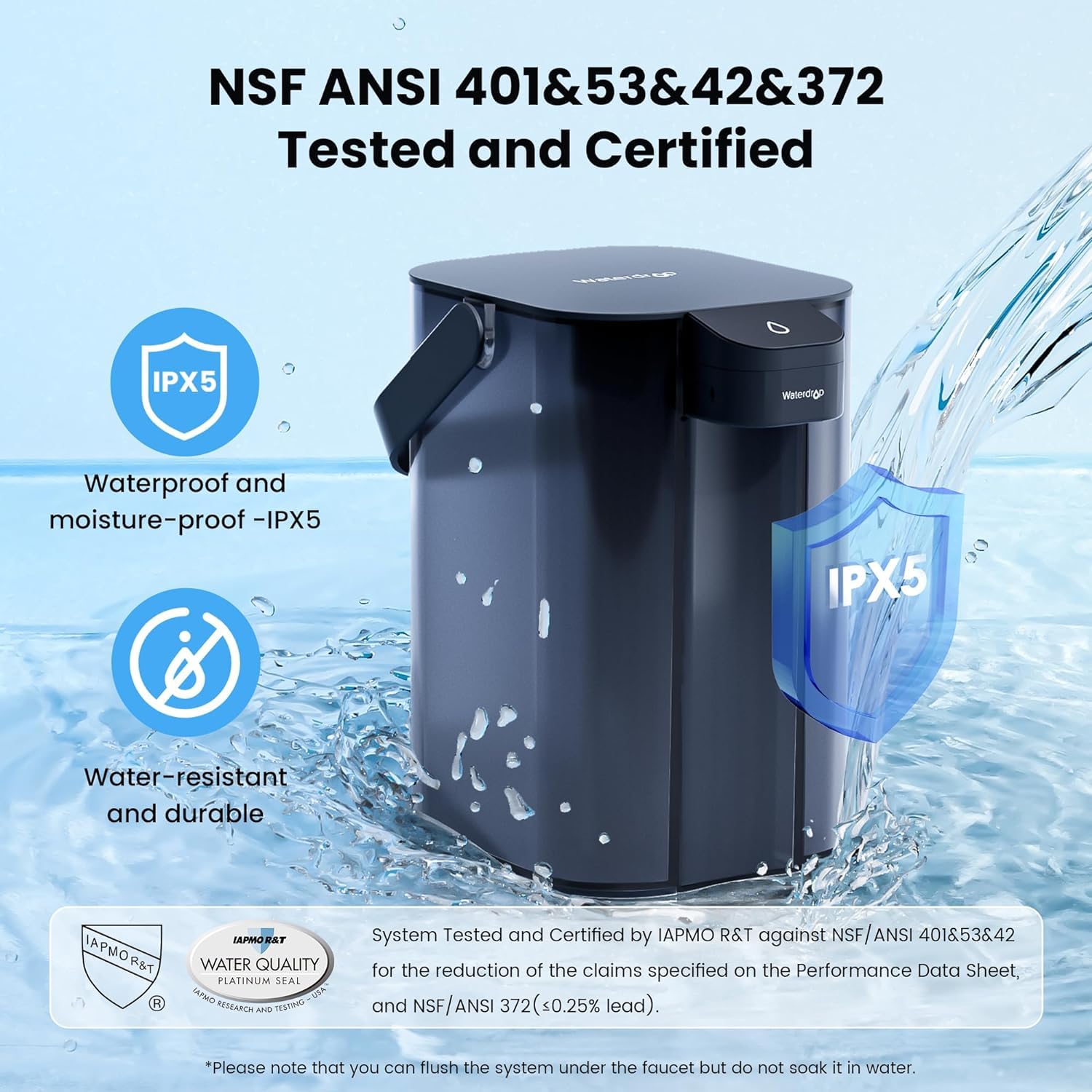Mua Waterdrop Instant Electric Water Filter Jug with a 3-Months Filter ...