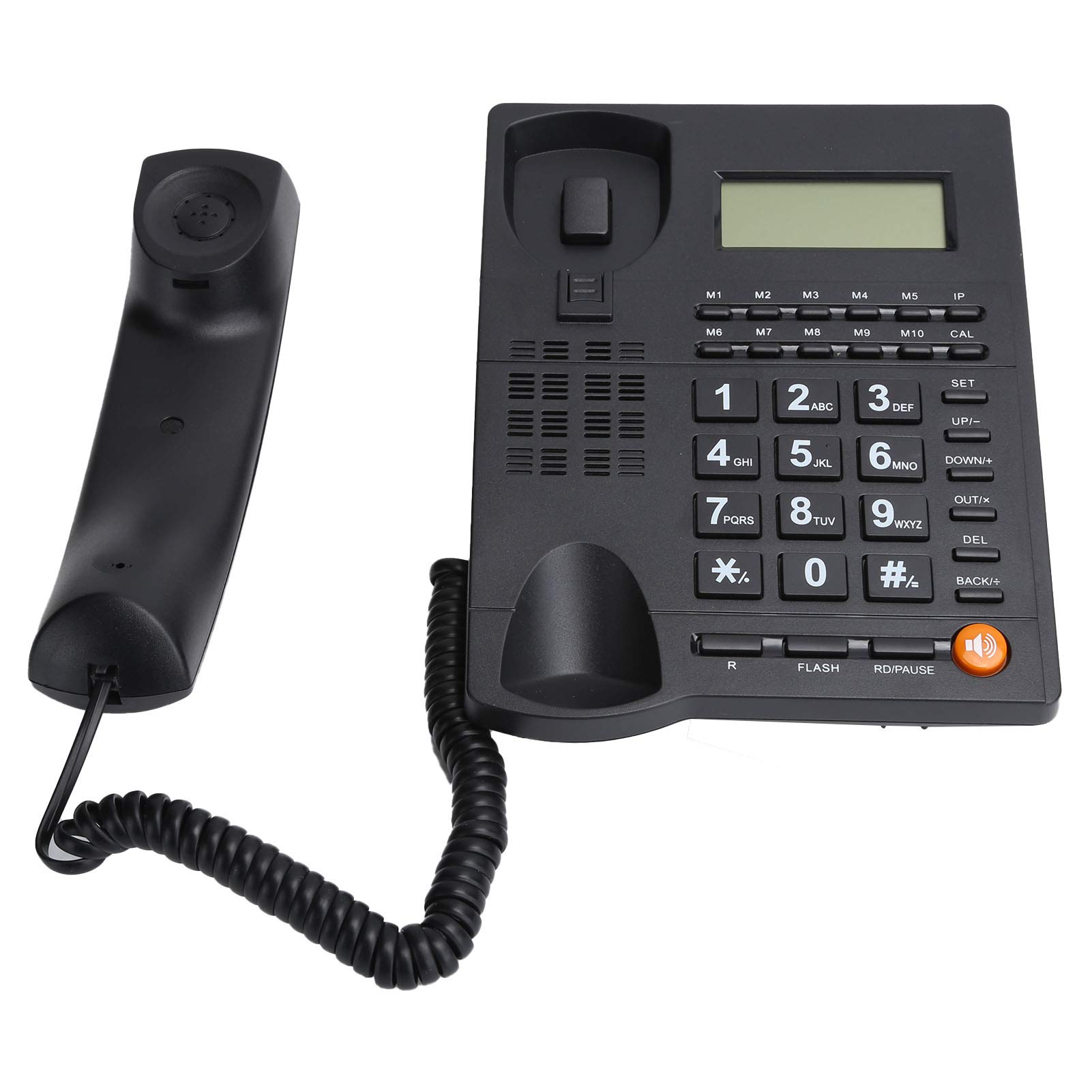 VBESTLIFE Landline Telephone, Desktop Corded Telephone with Large Button for Home/Office/Hotel, for Elderly People