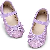 Otter MOMO Toddler Little Girls Princess Shoes Mary Jane Ballerina Flats Flower Girl Dress Shoes