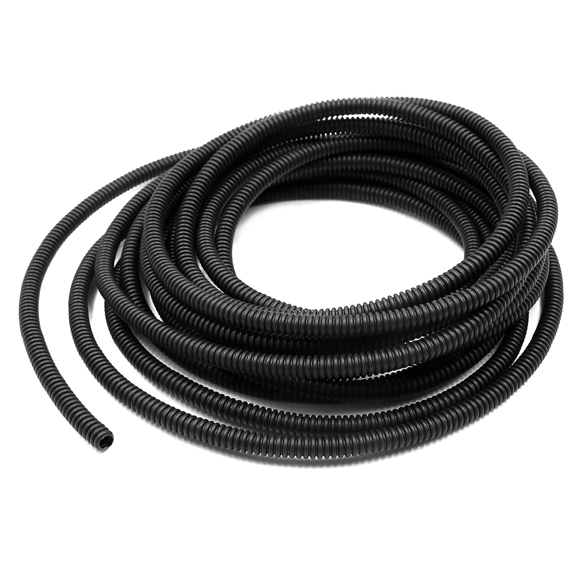 X AUTOHAUX 19.68ft Car Flexible No Pre-Split Loom Wire Tubing 5mm Inner Dia