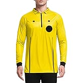 FitsT4 Sports Men's Pro Soccer Referee Jersey Long Sleeve Ref Shirt
