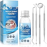 Tooth Repair Kit,Teeth Replacement Kit Glue for Fixing The Missing and Broken Tooth Replacements Suitable for Men and Women,