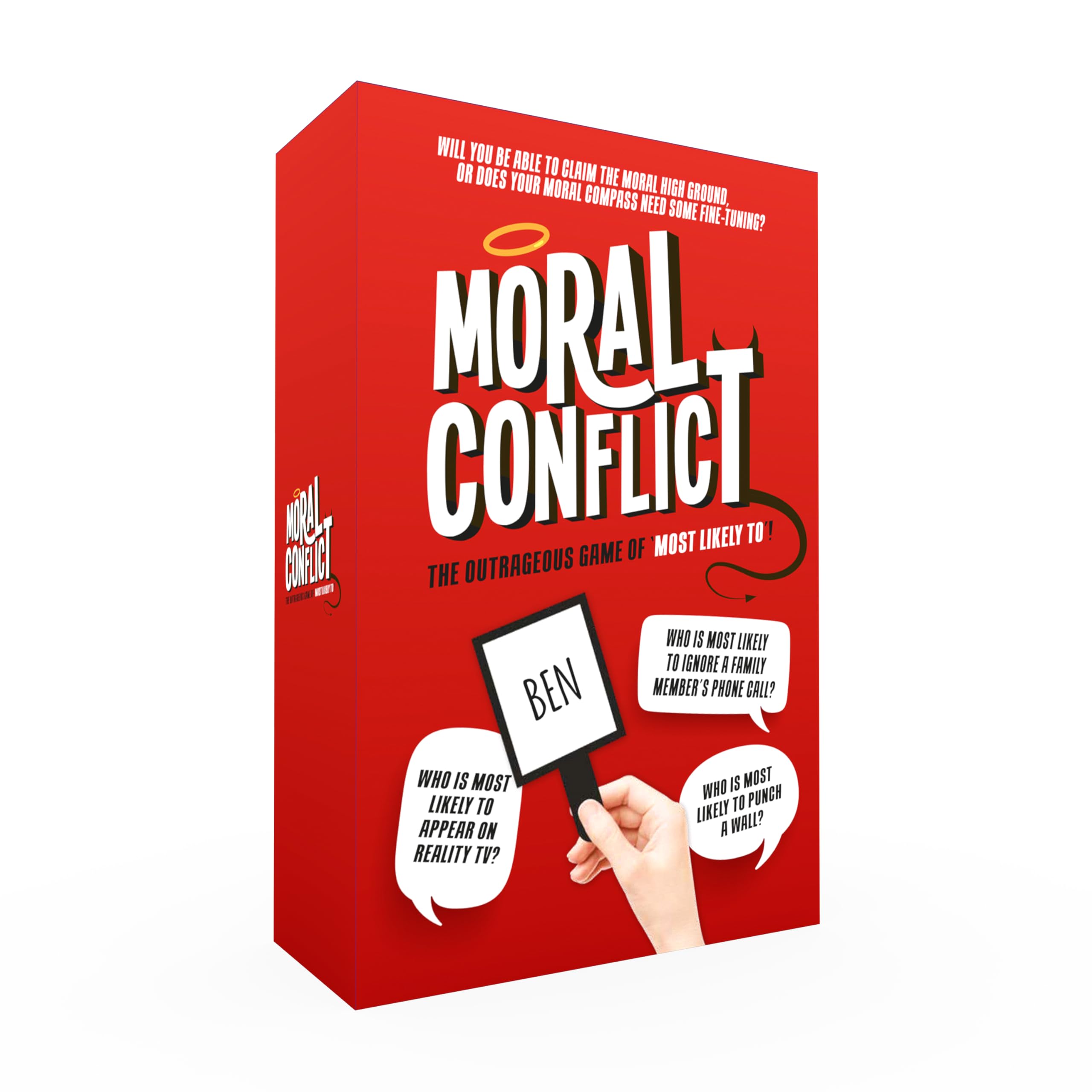 Professor Puzzle Moral Conflict Situation: Grown Up Edition | Hilarious Party Game for Friends & Family | Fun Scenario Cards
