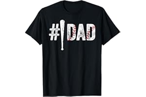 DUET ME Number One Baseball Dad for Fathers Day #1 Daddy Funny T-Shirt